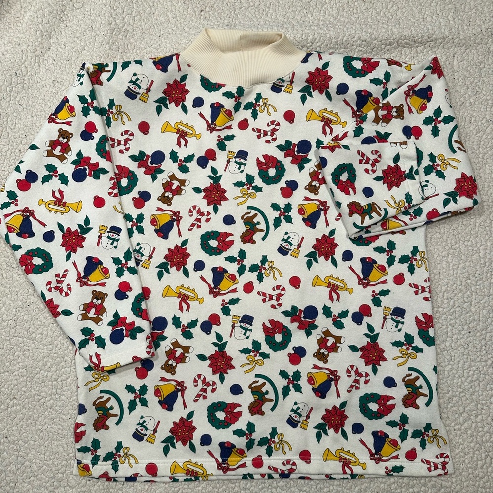 Festive Holiday womens grandma vintage sweatshirt